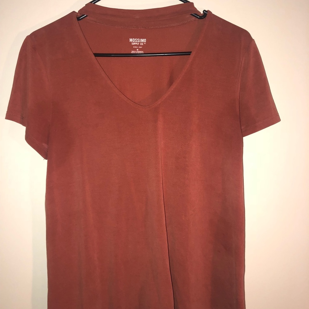 Built in necklace blouse